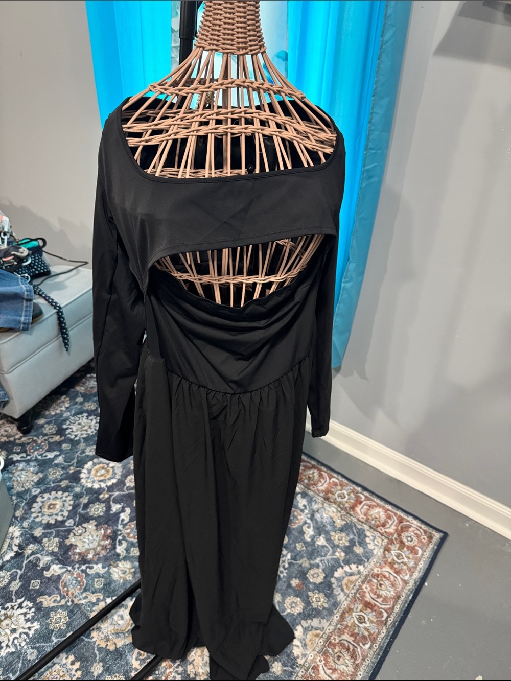 Halara Elegant Black Women's Dress